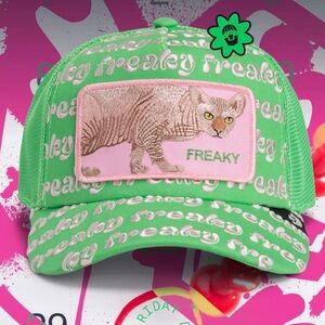 Goorin Bros. “FREAKY FRIDAY” Trucker Hat. Lime Green. Mesh SnapBack. NWT